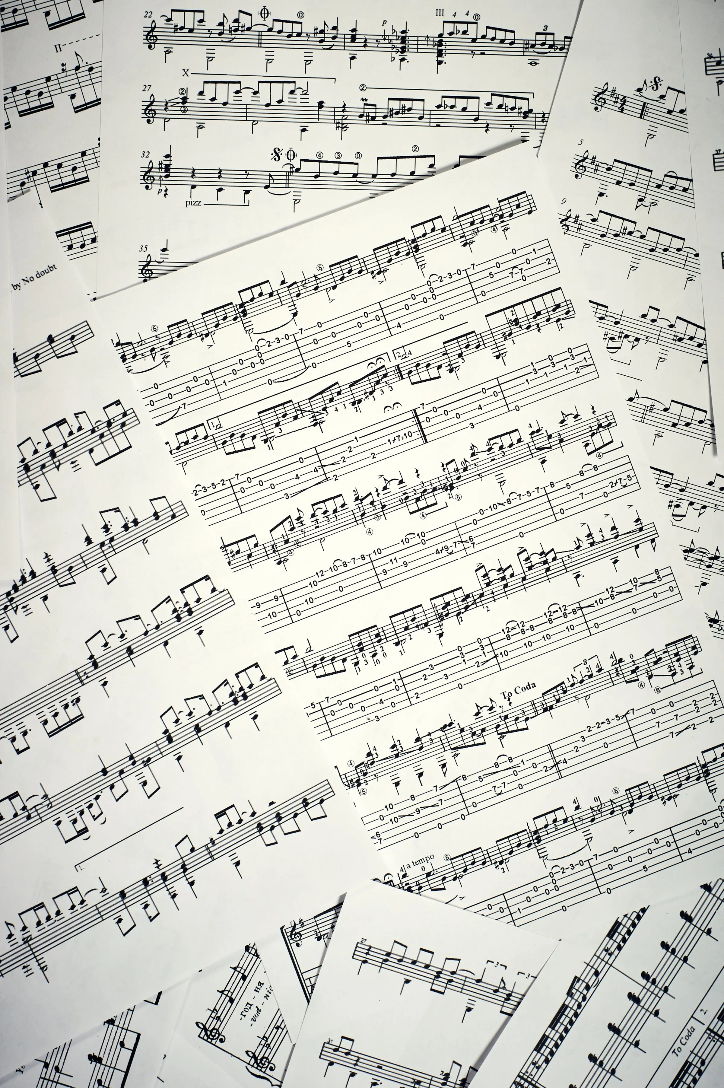 Professional sheet music and score preparation