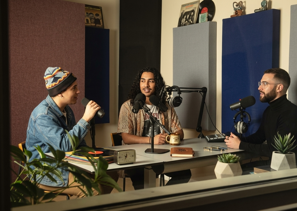 Podcast production and editing